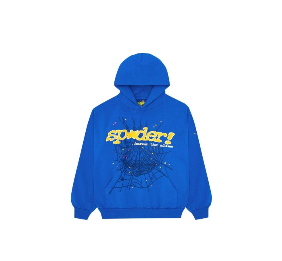 2023 Sp5der Hoodie 'TC Blue'