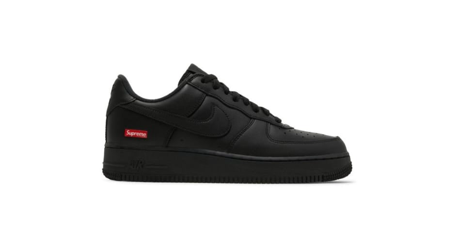 2020 Supreme X Air Force 1 Low 'Box Logo - Black'
