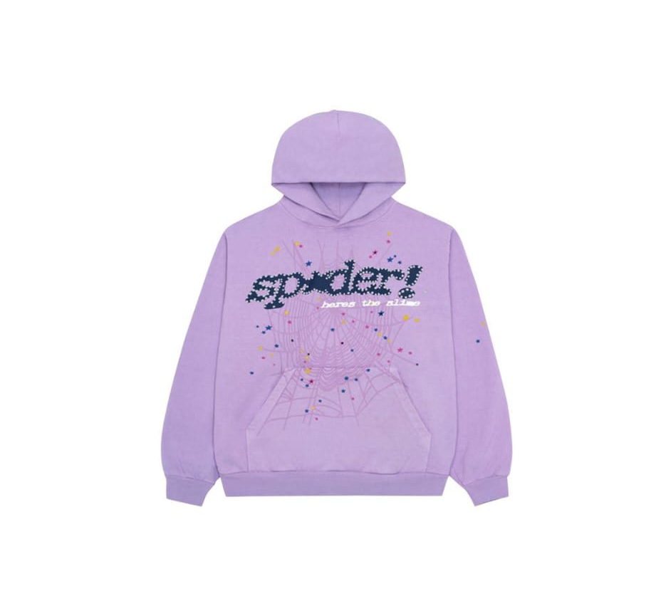 2023 Sp5der Açaí Hoodie 'Purple'