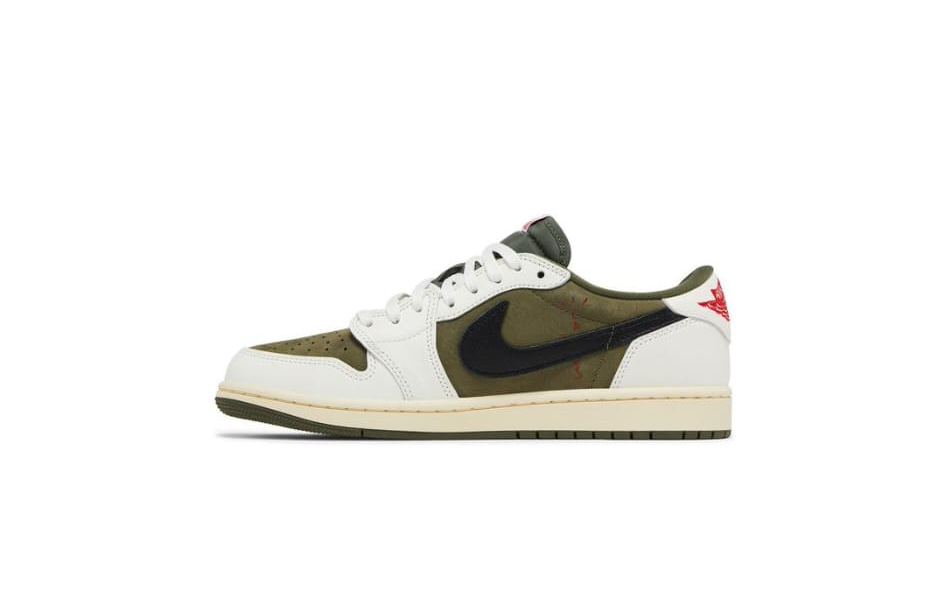 2024 Travis Scott x Air Jordan 1 Retro Low OG SP 'Reverse Olive / Medium Olive'