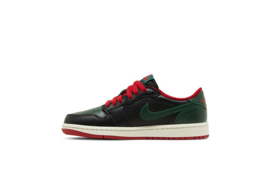 Air Jordan 1 Retro Low OG 'Black Gorge Green'