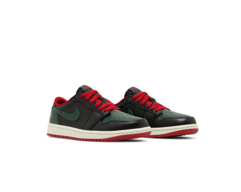 Air Jordan 1 Retro Low OG 'Black Gorge Green'