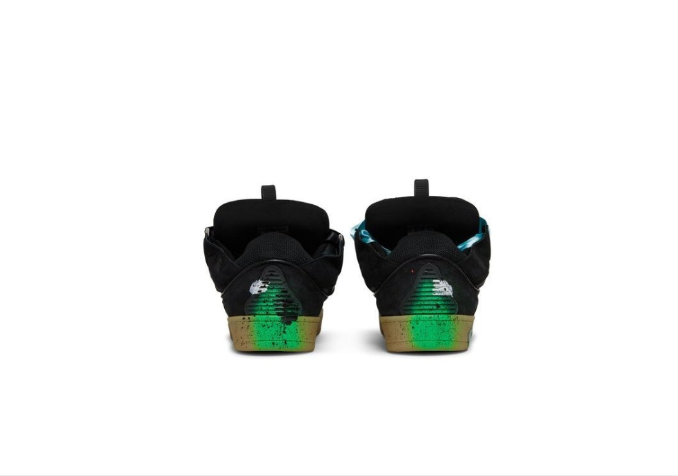 Gallery Dept. ×Lanvin Curb Sneakers 'Paint Drip-Black'
