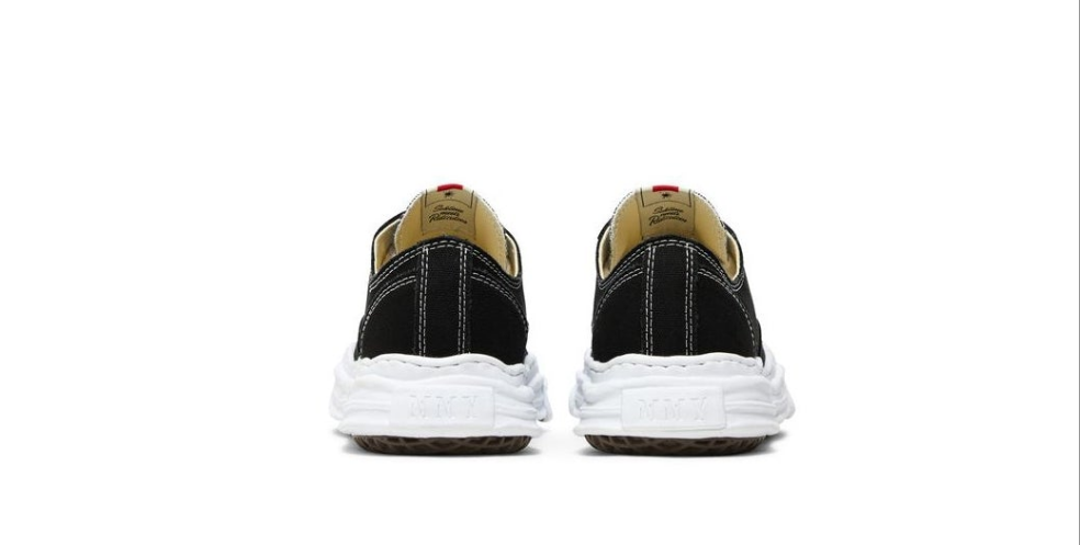 2022 Maison Mihara Yasuhiro HankOG Sole Canvas Low 'BlackWhite'