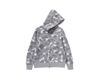 BAPE City Camo SharkFullZip Hoodie 'Grey'