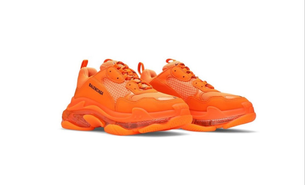 2021 Balenciaga Triple-Sneaker 'Clear Sole-Orange'