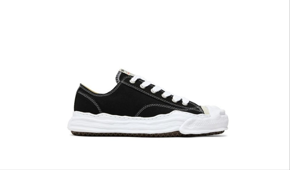 2022 Maison Mihara Yasuhiro HankOG Sole Canvas Low 'BlackWhite'