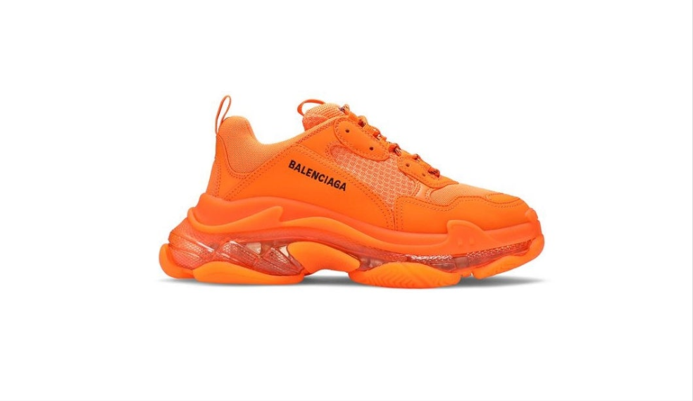 2021 Balenciaga Triple-Sneaker 'Clear Sole-Orange'