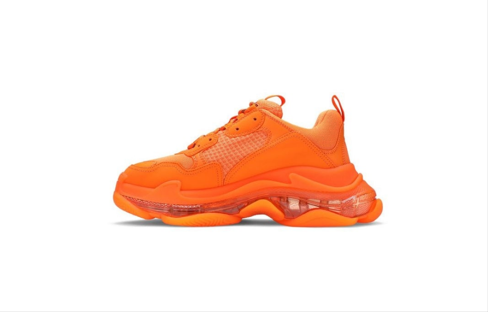 2021 Balenciaga Triple-Sneaker 'Clear Sole-Orange'