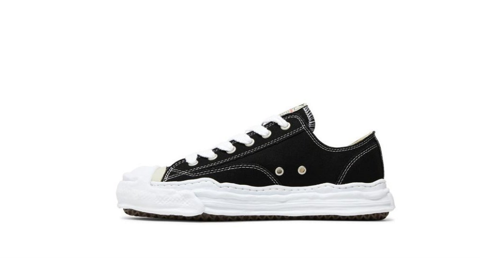 2022 Maison Mihara Yasuhiro HankOG Sole Canvas Low 'BlackWhite'