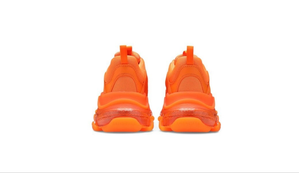 2021 Balenciaga Triple-Sneaker 'Clear Sole-Orange'