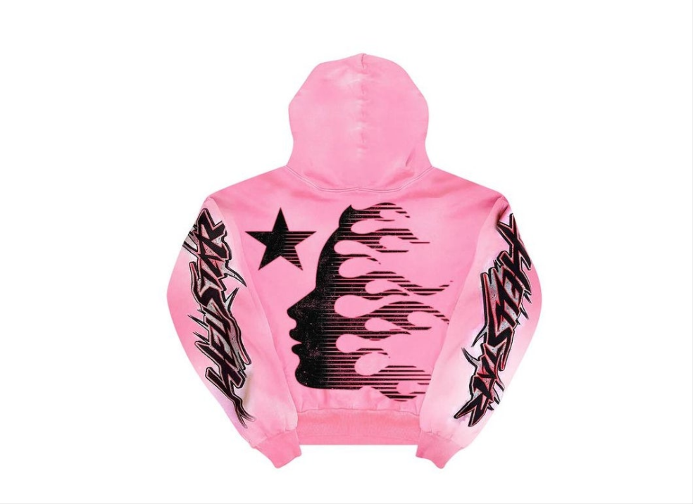 Hellstar Brainwashed Without Brain Hoodie PPink'