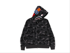 BAPEColor Camo SharkFullZip Hoodie 'Black'